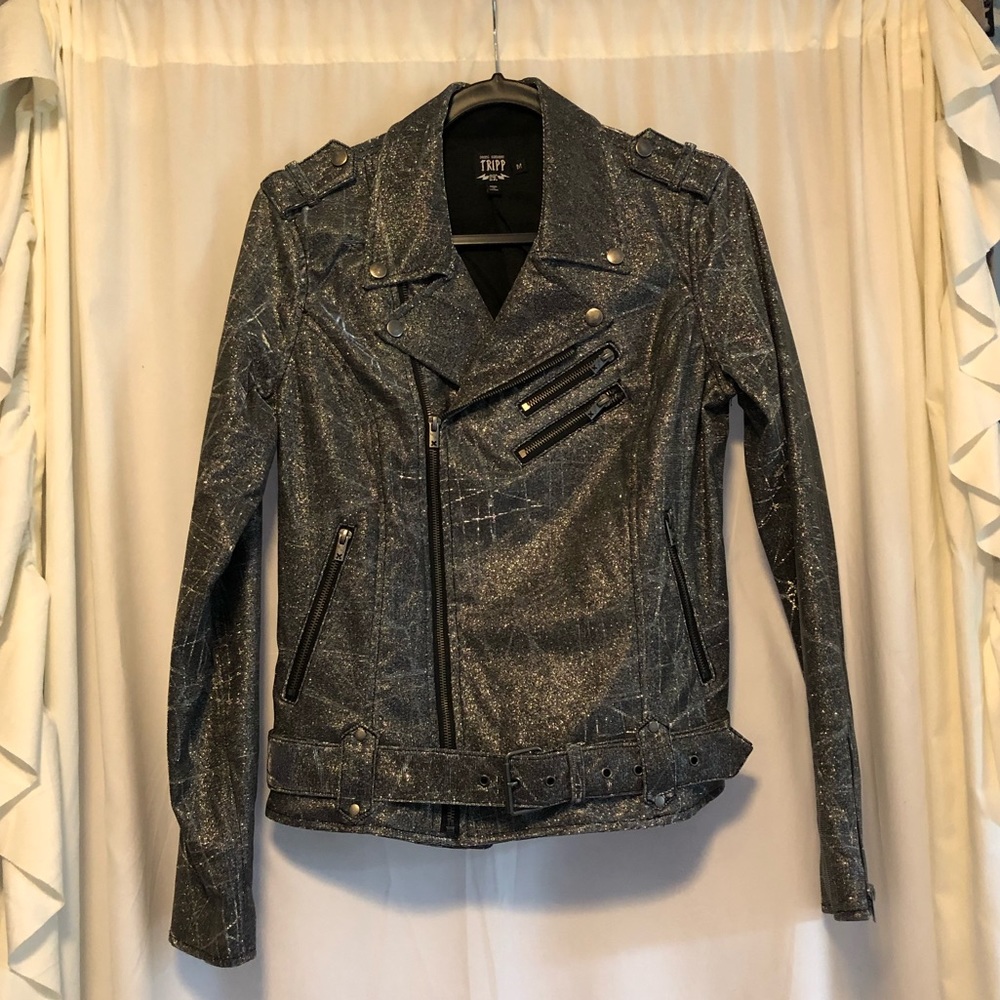 Tripp NYC “Silver Moto” Jacket
